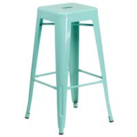 Mint metal bar stool rental