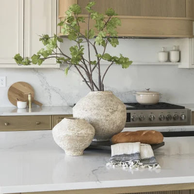 Papier mache tall vase set rental