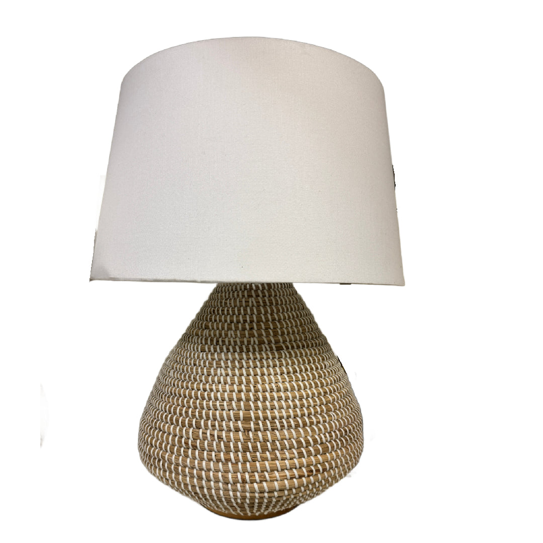Woven base lamp rental