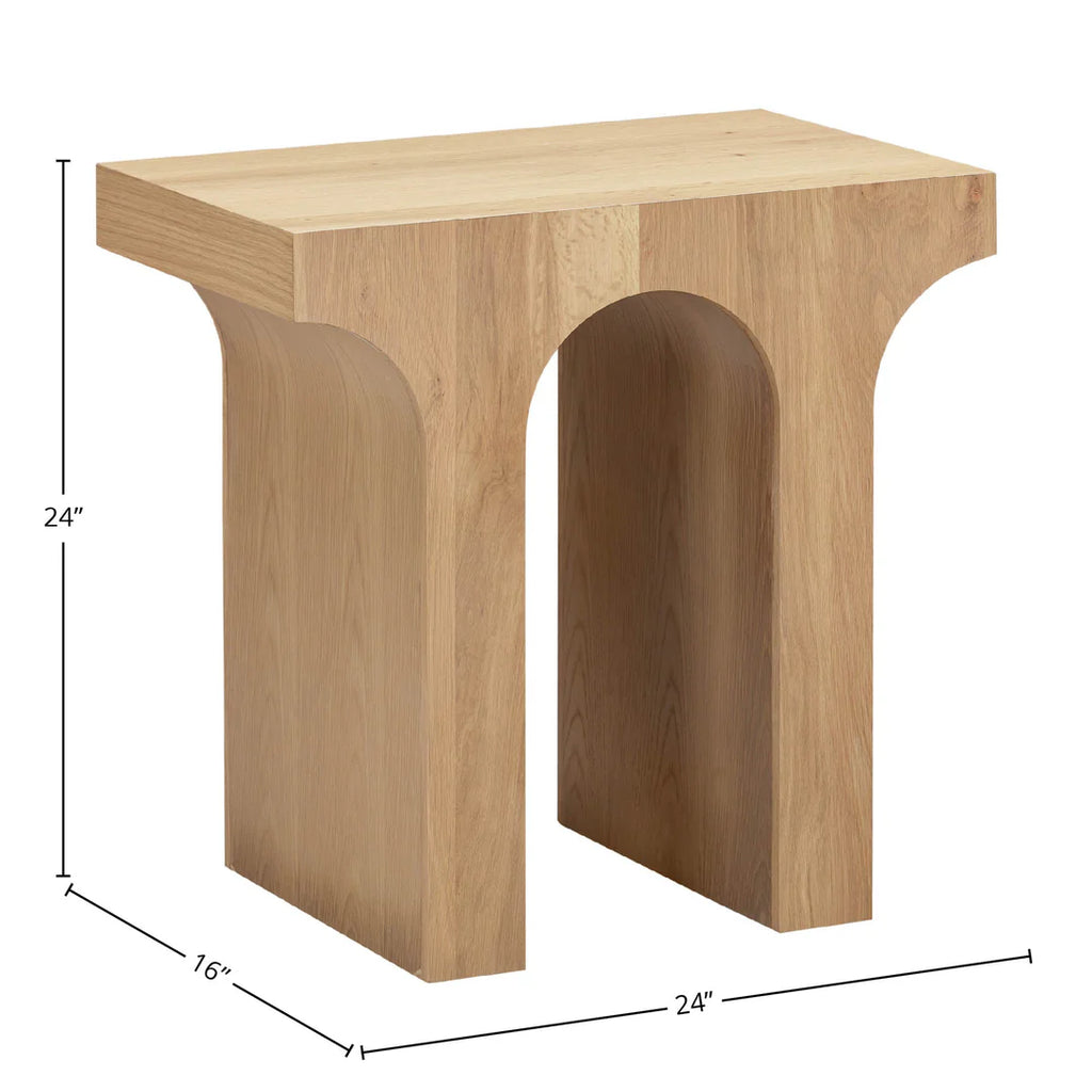 Side table arch rental