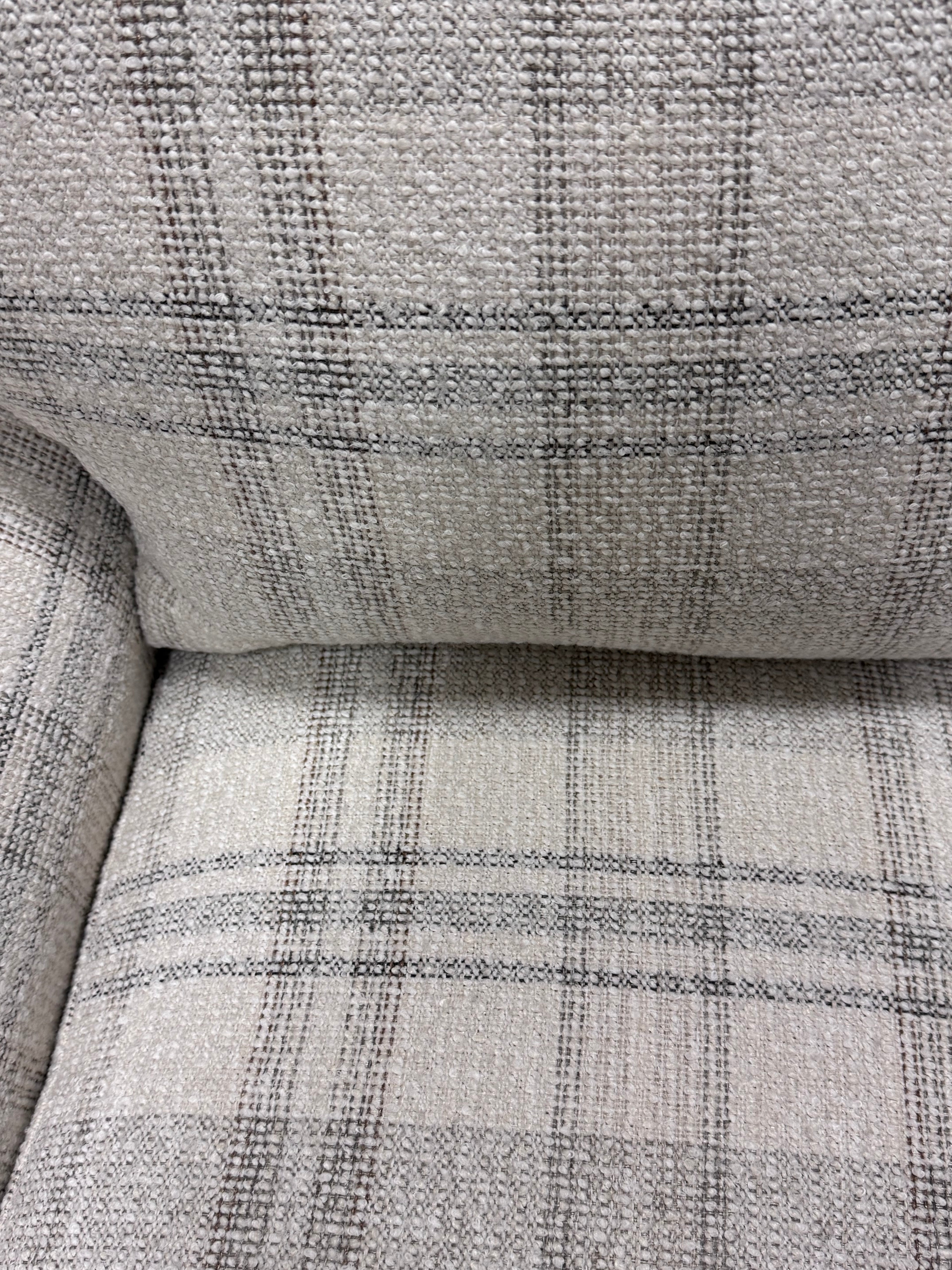 Plaid upholstered armchair rental