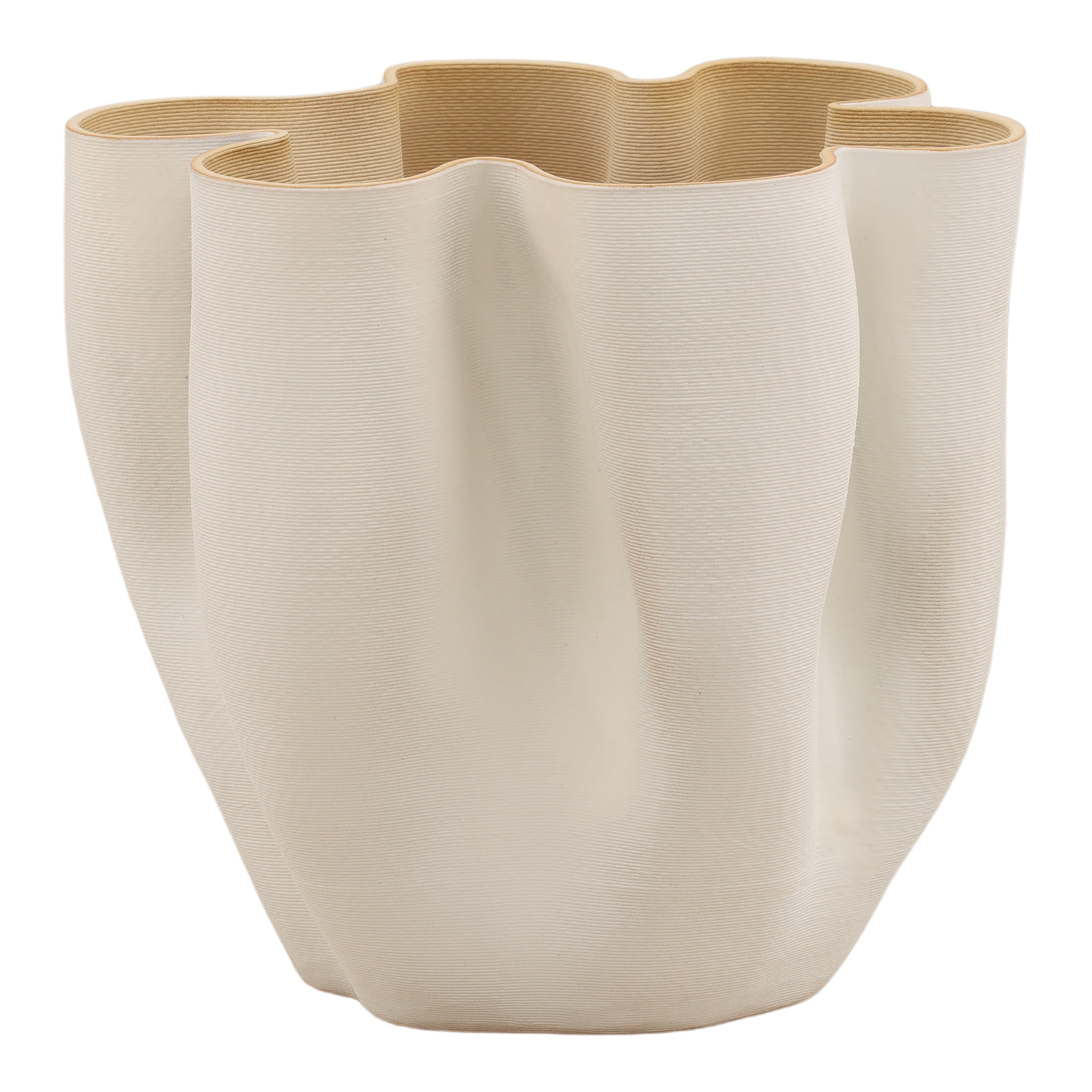 Ribbed ripple vase rental ( available November)