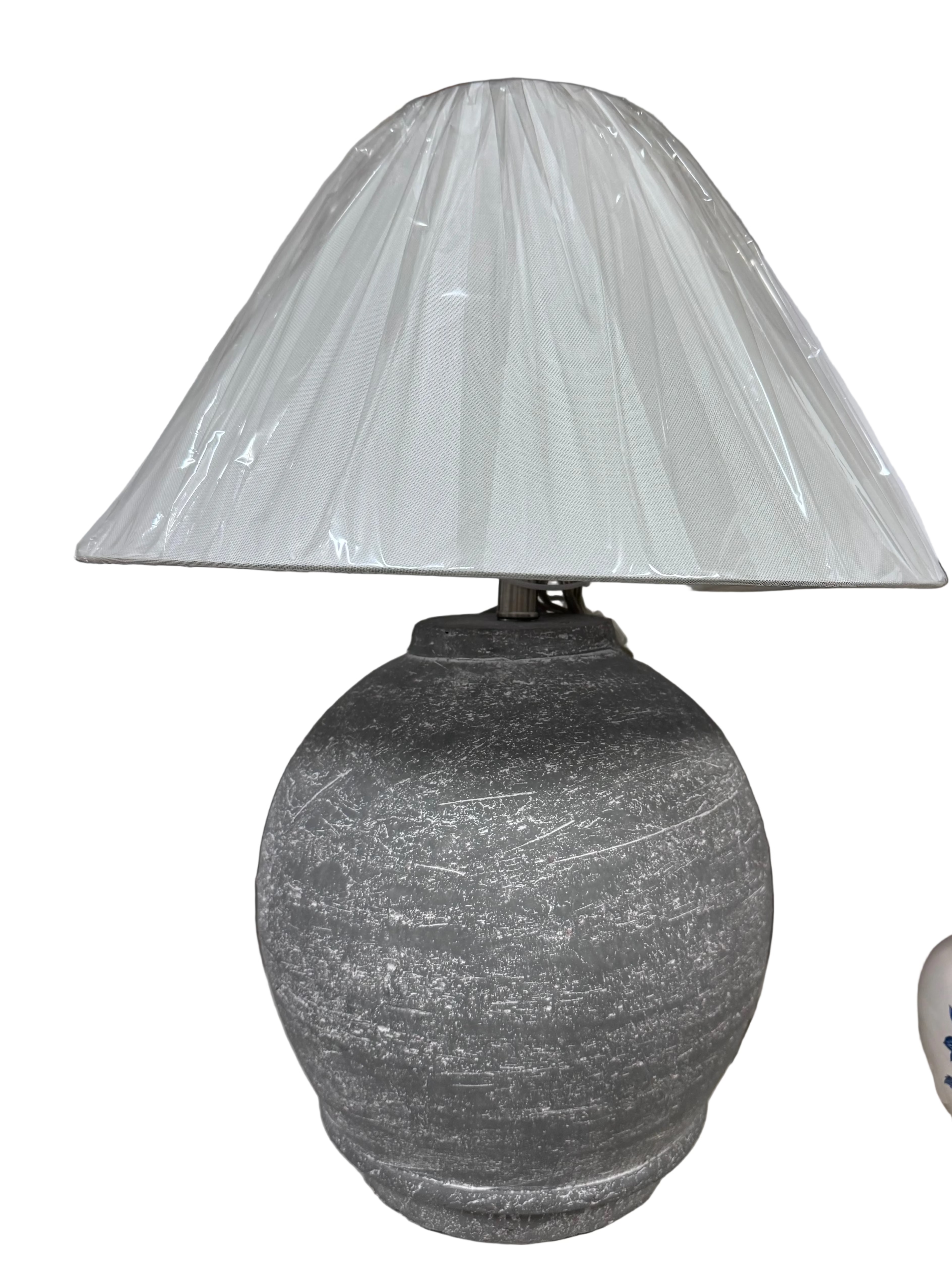 Grey stone lamp rental