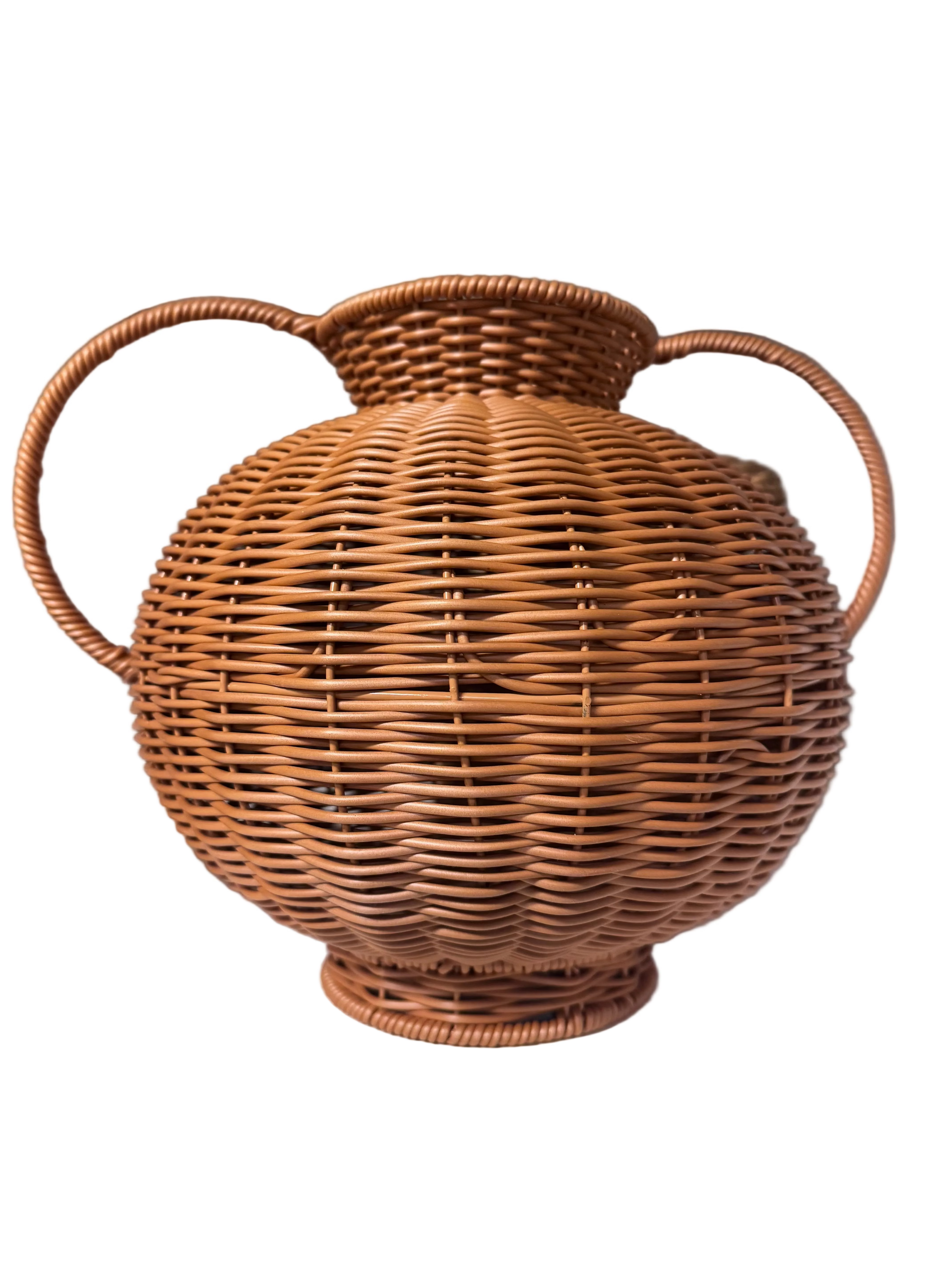 Large Wicker style vase rental