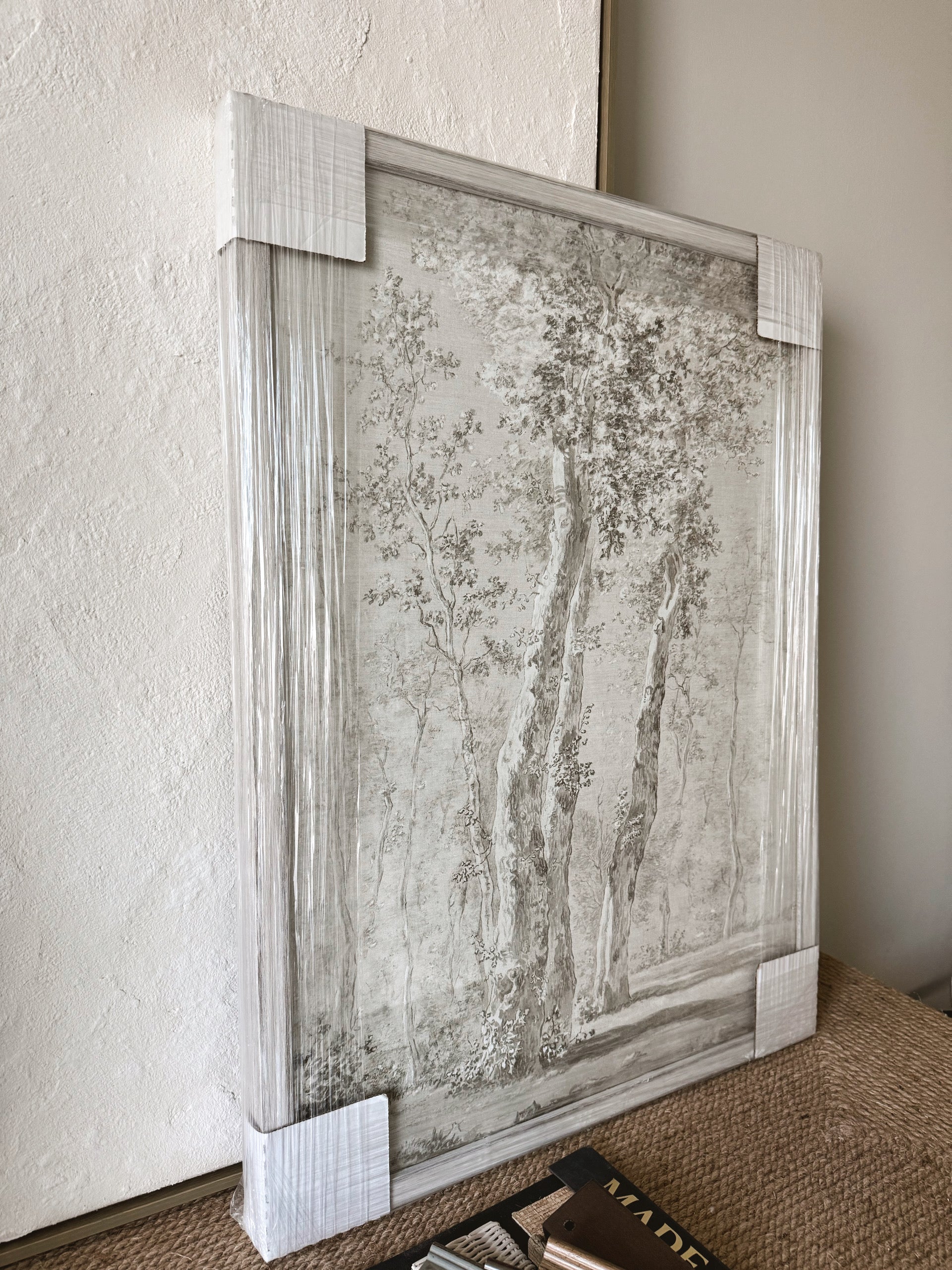 Birch tree art 22x30” rental