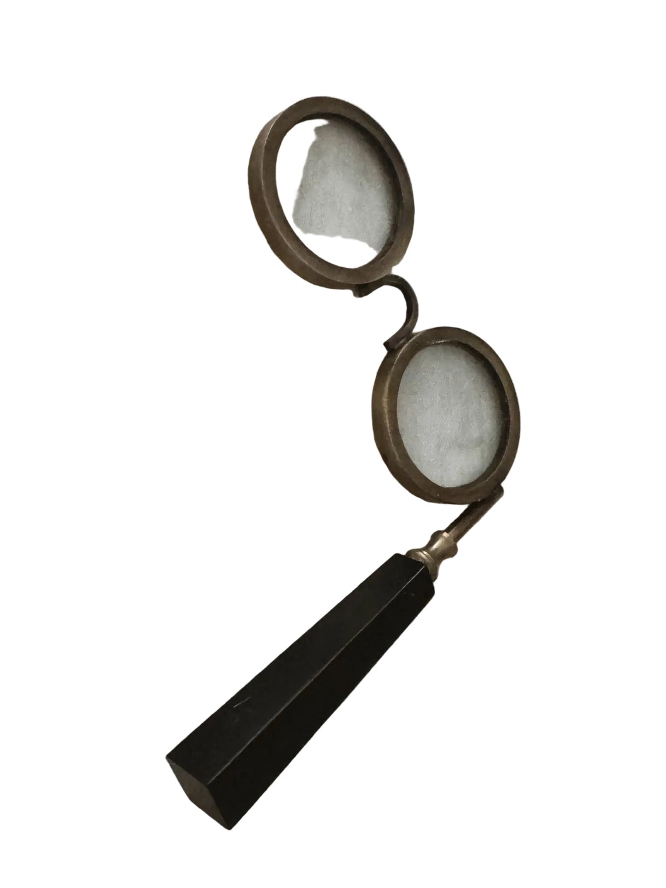 Brass spectacles magnifying glasses styling rental