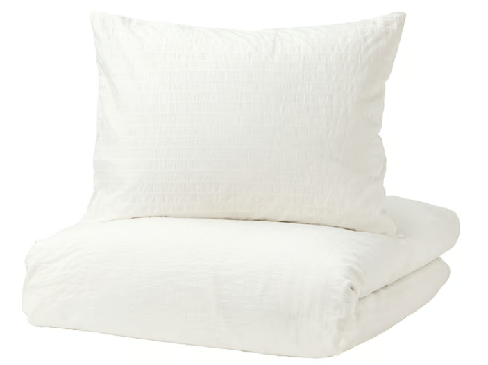 White Duvet bundle set rental - Twin bedding
