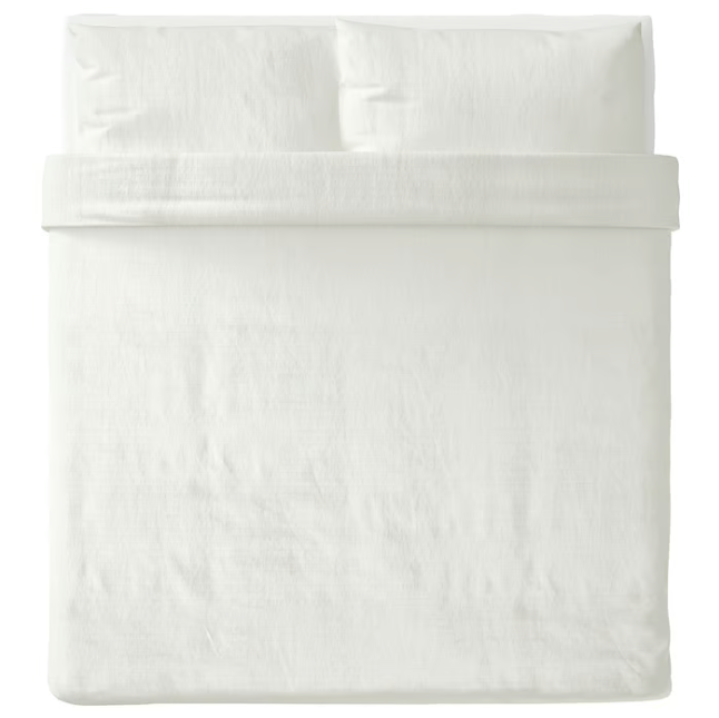 White duvet Bundle King set Rental
