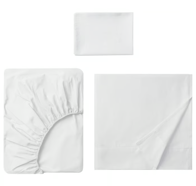 Grey Striped Twin Bedding Bundle Rental